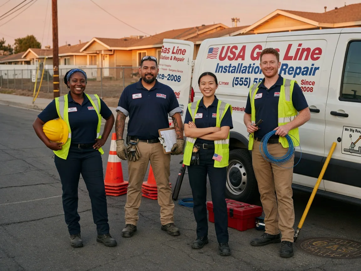 Gas Line Installation company in Wyano, PA